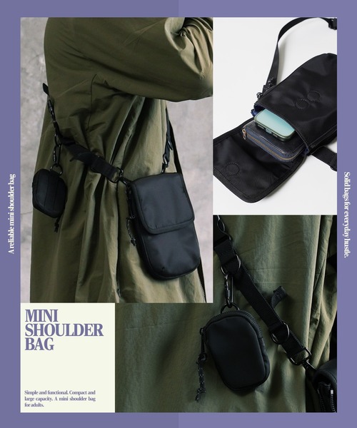 JIGGYS SHOP（ジギーズショップ） ショルダーバッグ 撥水加工 ミニ