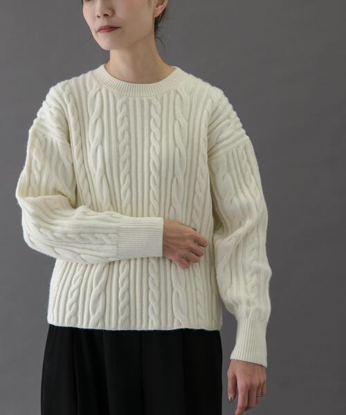 FORK&SPOON（フォークアンドスプーン） ニット セーター ケーブル