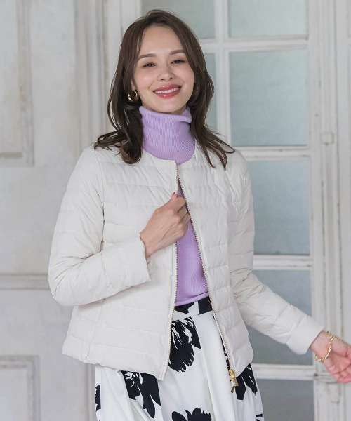 ペプラム ジャケット（レディースダウンコート、ダウンジャケット