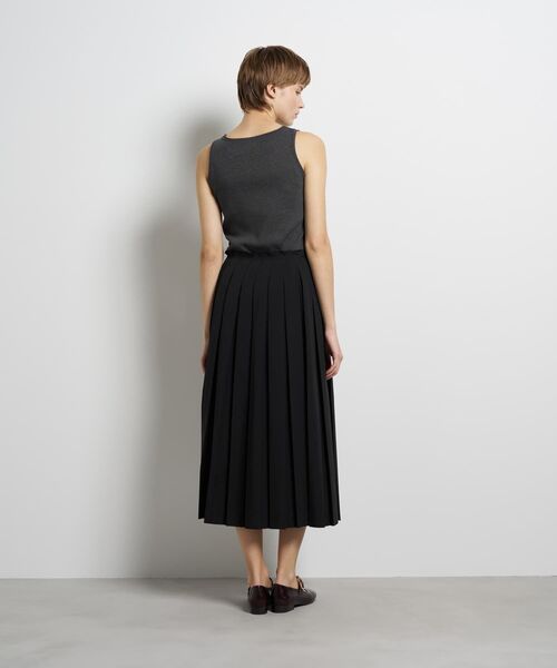 LANVIN en Bleu スカート タイプライタープリーツスカート : ZOZOTOWN