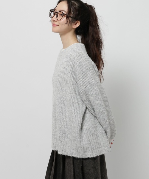 niko and…（ニコアンド） ニット セーター アルパカウールMIXアゼプル