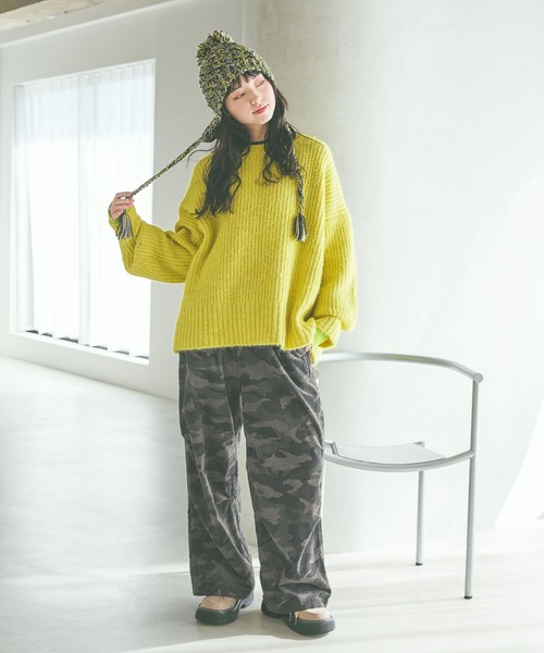 niko and…（ニコアンド） ニット セーター アルパカウールMIXアゼプル