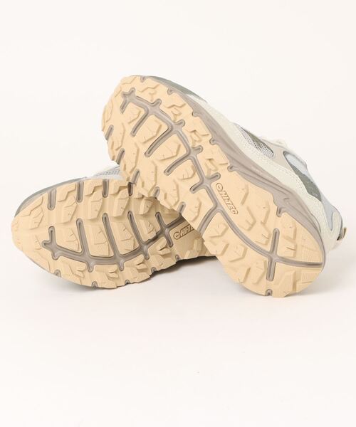 「HI-TEC」 ローカットスニーカー 24.0cm サンドグレー メンズ_画像3