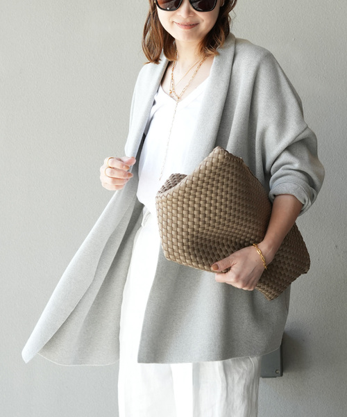DEUXIEME CLASSE★ドゥーズィエムクラスfluffy ショートガウン Deuxieme Classe スムースニットガウン | shubuppan