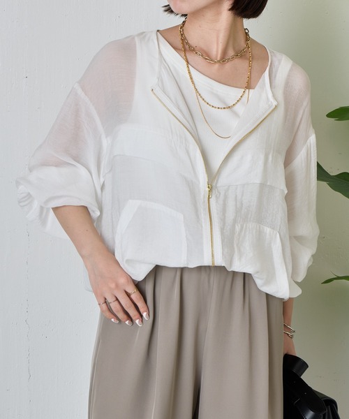 「Jena espace merveilleux」 ブルゾン FREE ブラック レディース_画像7