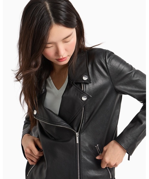 ARMANI EXCHANGE 「ARMANI EXCHANGE」 レザージャケット MEDIUM
