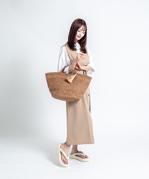 Rady即完売♡リゾートバック♡カゴバック かごバッグ カゴバッグ 「LIMAIA/リマイア」ラフィア素材 かごバッグ