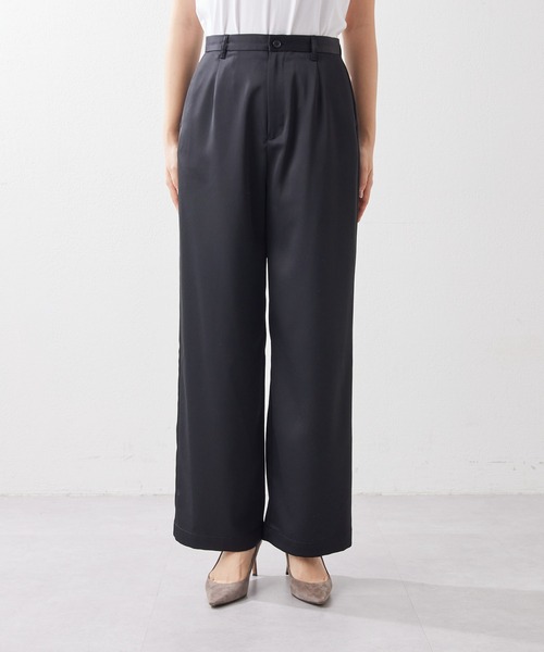 「THE PAUSE」 スラックス 38 ピンク レディース_画像2