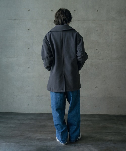 「RATTLE TRAP」 ピーコート L ブラック メンズ_画像4