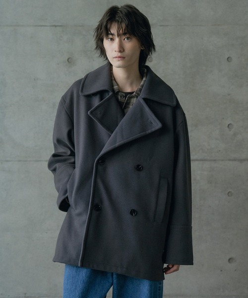 「RATTLE TRAP」 ピーコート L ブラック メンズ_画像5