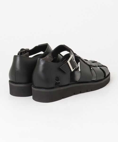 「BEAMS HEART」 ローカットスニーカー 25.5cm ブラック メンズ_画像2