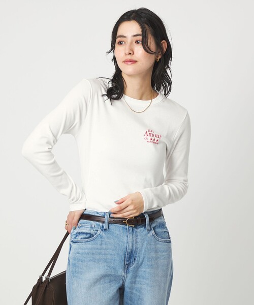 PETIT BATEAU（プチバトー） tシャツ 「別注」「PETIT BATEAU」ロング
