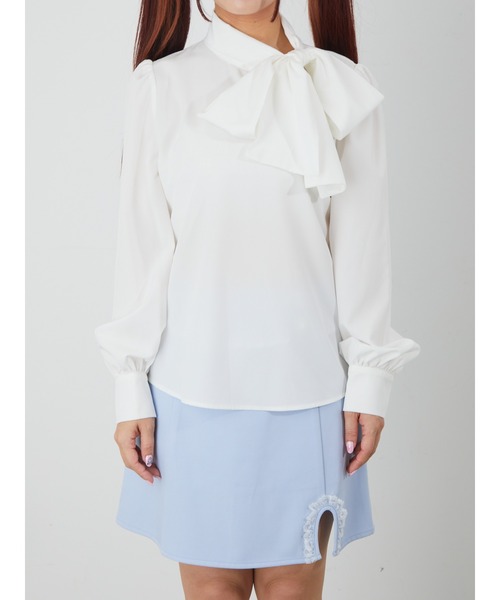 「Ank Rouge」 長袖ブラウス M ブラック レディース_画像2