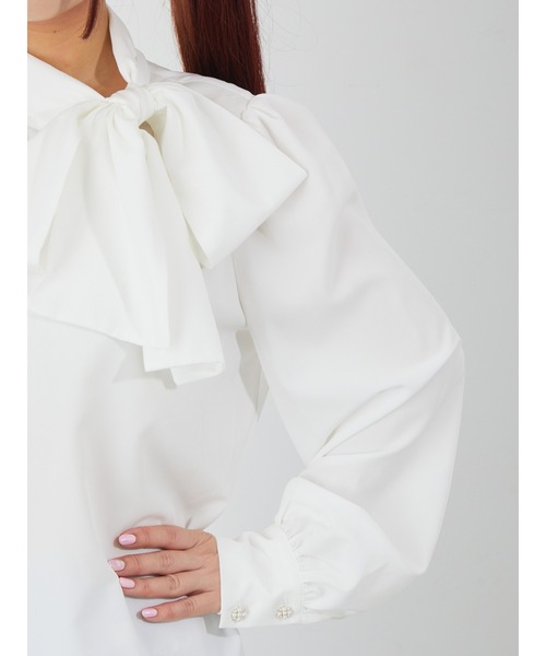 「Ank Rouge」 長袖ブラウス M ブラック レディース_画像4