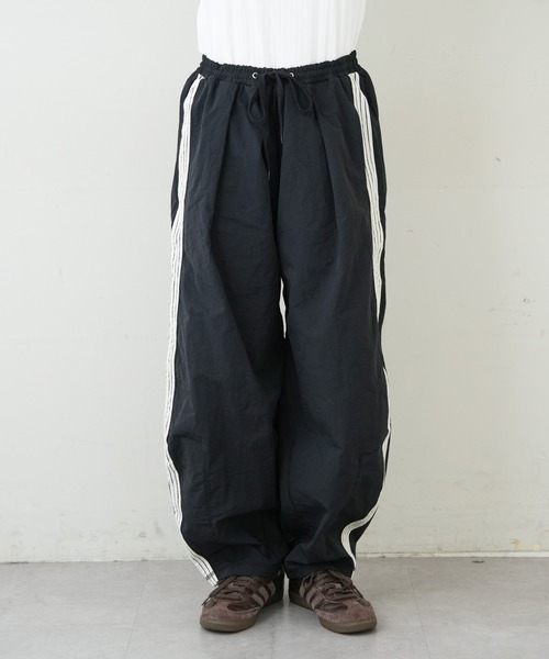 「etsinta」 イージーパンツ ONE SIZE ブラウン レディース_画像3