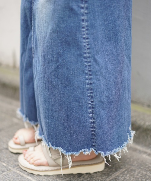 「surt」 デニムスカート M グレー レディース_画像9