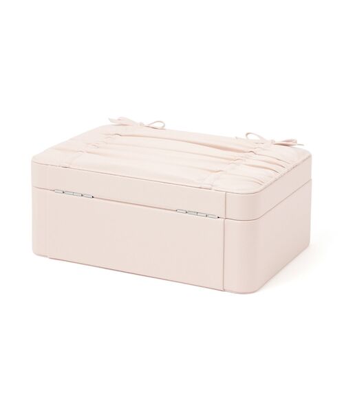 Francfranc（フランフラン） 収納 リボン コスメボックス ライトピンク