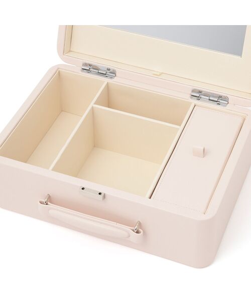 Francfranc（フランフラン） 収納 リボン コスメボックス ライトピンク