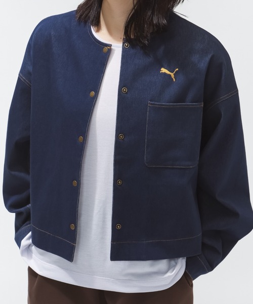PUMA（プーマ） デニムジャケット gジャン PUMA ESS ELEVATED デニム