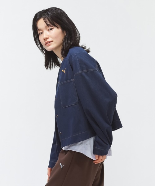 PUMA（プーマ） デニムジャケット gジャン PUMA ESS ELEVATED デニム 
