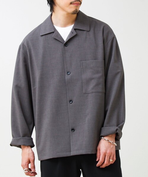 GLOSTER（グロスター） シャツ 「春夏に着たい上品素材」リネンタッチ