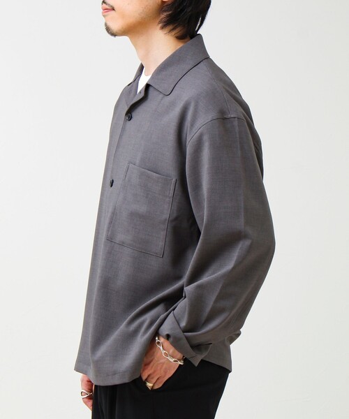 GLOSTER（グロスター） シャツ 「春夏に着たい上品素材」リネンタッチ