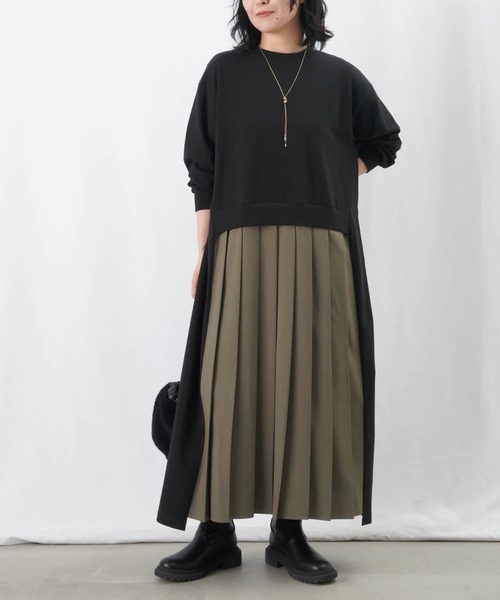 「LUCA/LADY LUCK LUCA」 長袖ワンピース FREE ブラック レディース_画像7