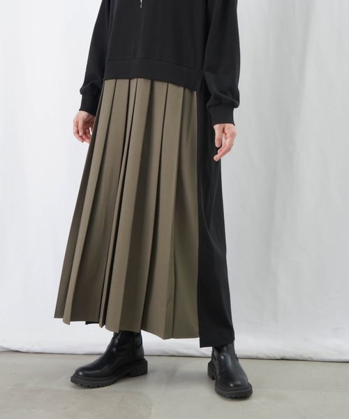 「LUCA/LADY LUCK LUCA」 長袖ワンピース FREE ブラック レディース_画像9