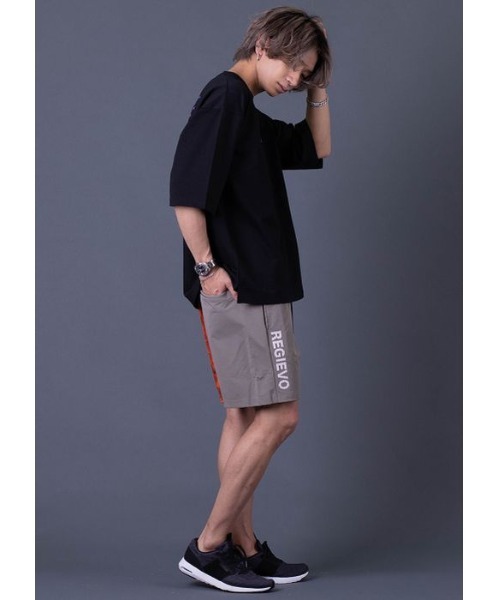 「REGIEVO」 ショートパンツ MEDIUM オレンジ メンズ_画像5