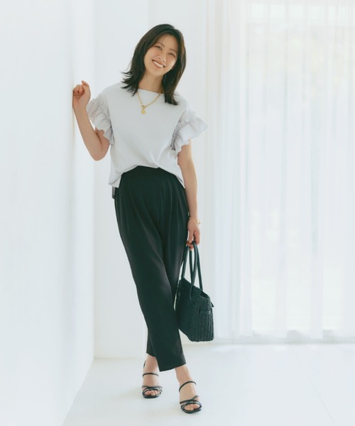 Elura（エルーラ） パンツ 「イージーケア・防シワ機能付き」サラサラ