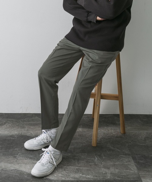 「URBAN RESEARCH DOORS」 スラックス MEDIUM グリーン系その他 メンズ_画像2