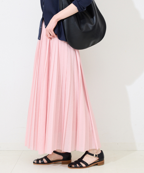 SLOBE IENA（スローブイエナ） ロング スカート PEボイルプリーツ