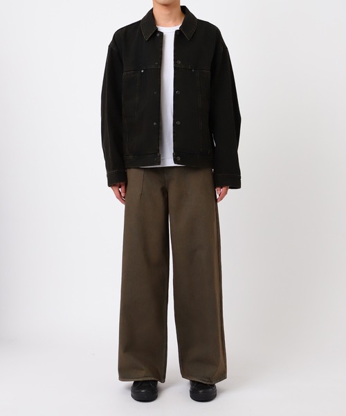 「STUDIOUS」 デニムパンツ 2 ダークインディゴブルー メンズの画像