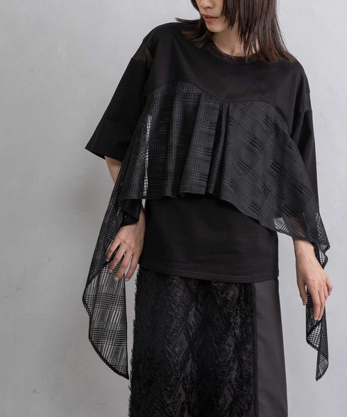 MARECHAL TERRE（マルシャルテル） tシャツ 2Wayフリルトップス