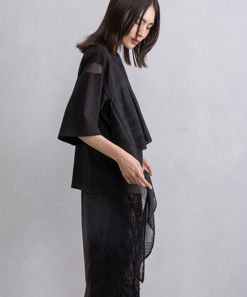 MARECHAL TERRE（マルシャルテル） tシャツ 2Wayフリルトップス