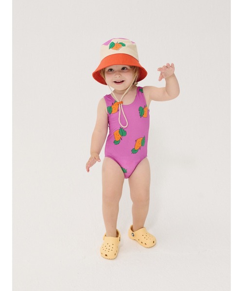 水着 Tangerine all over swimsuit キッズ 子供 女の子の画像