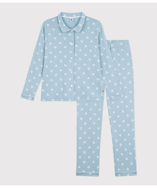 PETIT BATEAU（プチバトー） パジャマ ルームウェア プリント長袖