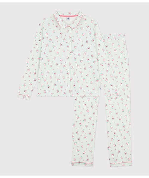 PETIT BATEAU（プチバトー） パジャマ ルームウェア プリント長袖