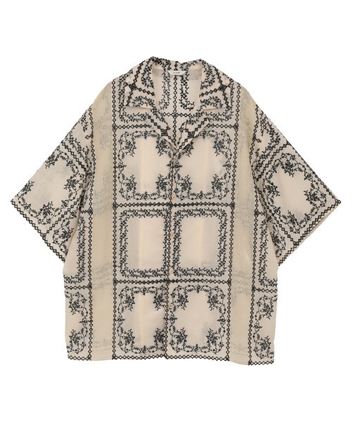 CLANEブラウス CLANE（クラネ） ブラウス シャツ 半袖 「CLANE/クラネ」EMBROIDERY