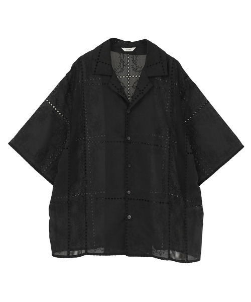 CLANE（クラネ） ブラウス シャツ 半袖 「CLANE/クラネ」EMBROIDERY