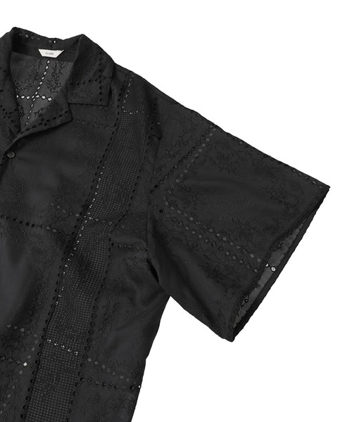 CLANE（クラネ） ブラウス シャツ 半袖 「CLANE/クラネ」EMBROIDERY
