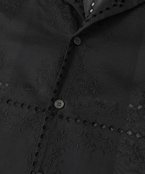 CLANE（クラネ） ブラウス シャツ 半袖 「CLANE/クラネ」EMBROIDERY