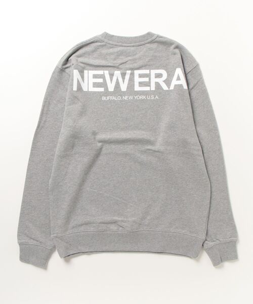 「NEW ERA」 スウェットカットソー X-LARGE ストーン メンズ_画像2