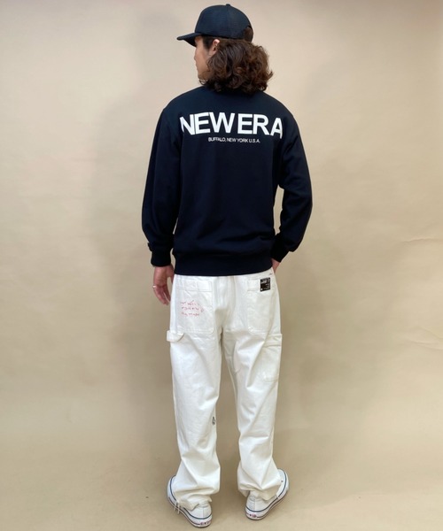 「NEW ERA」 スウェットカットソー X-LARGE ストーン メンズ_画像7