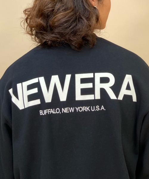 「NEW ERA」 スウェットカットソー X-LARGE ストーン メンズ_画像8