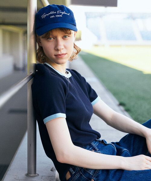 アール(ᵔᴥᵔ)　レディース　GB S GYMPHLEX（ジムフレックス） tシャツ | リンガーTシャツ WOMEN