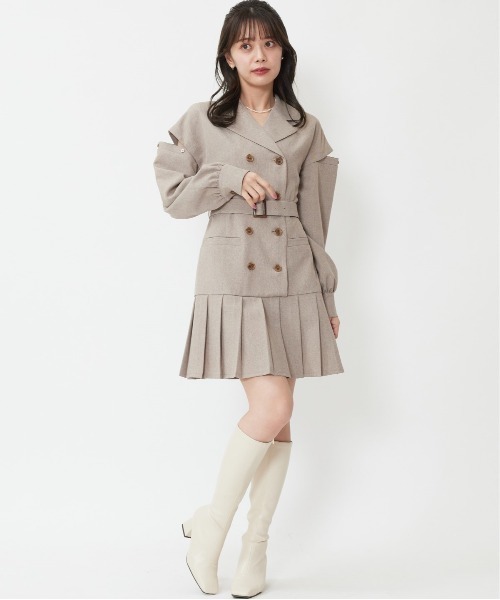 「WILLSELECTION」 シャツワンピース MEDIUM ブラウン レディースの画像