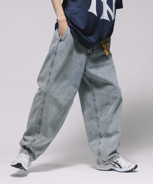「FREAK'S STORE」 デニムパンツ LARGE ブルー メンズ_画像3