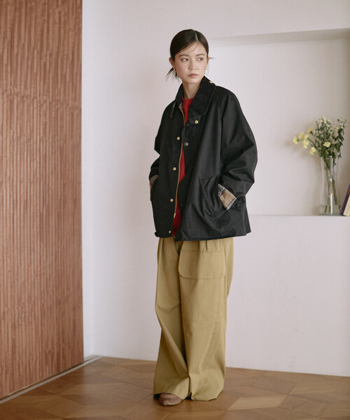 Barbour（バブアー） ブルゾン 34 ブラック レディース : ZOZOTOWN 