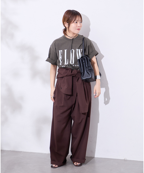 tシャツ FLOW LOGO TEE レディースの画像